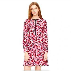 AUTHENTIC Kate Spade Rose Dress 100% Silk sz 6